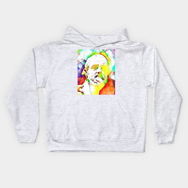 Polybius Colourful Portrait | Polybius Artwork 11 Kids Hoodie by JustLit